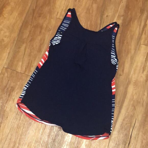Express Red, White, and Blue Striped Tank Top Size Small - Picture 4 of 5